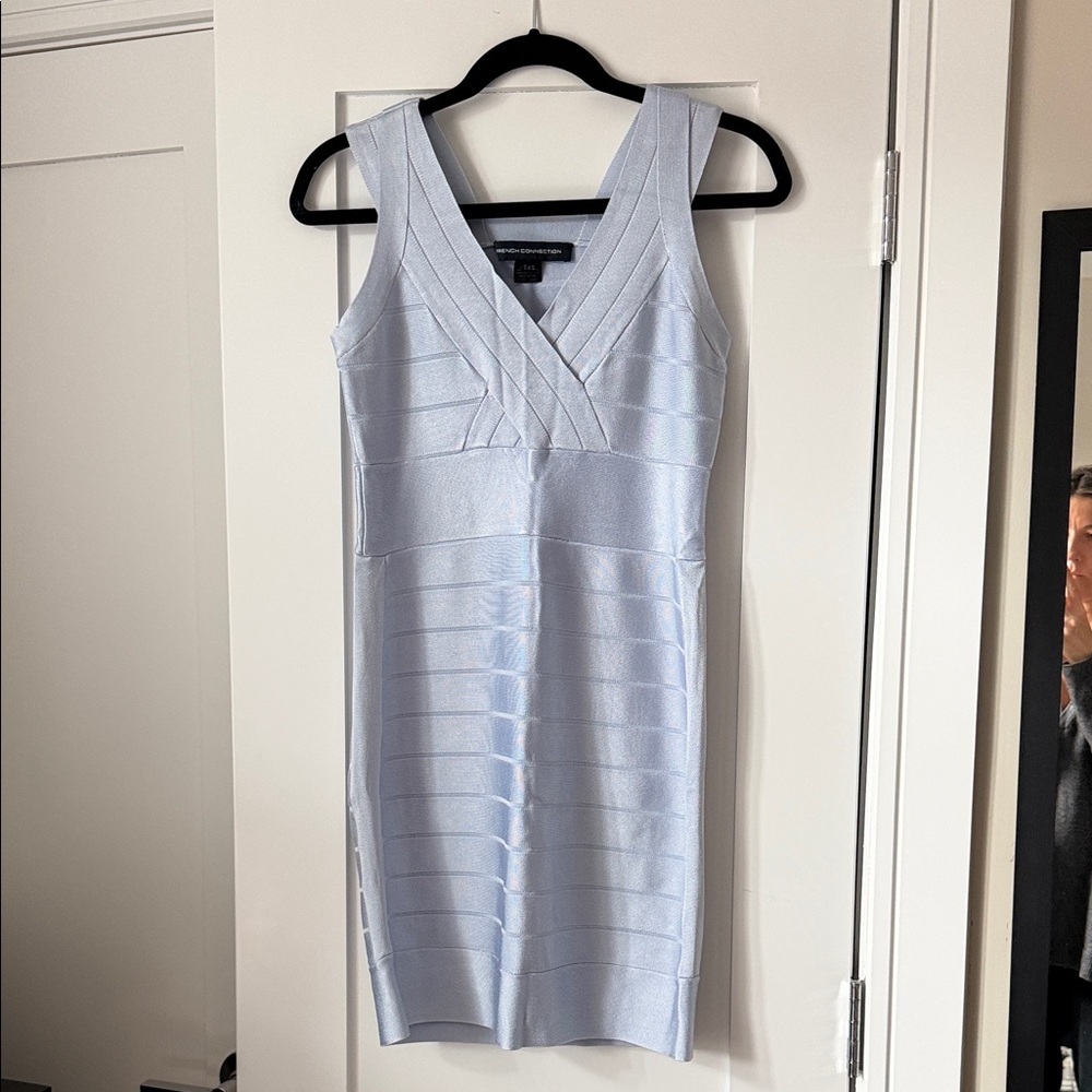 French Connection Light Blue Midi Dress
